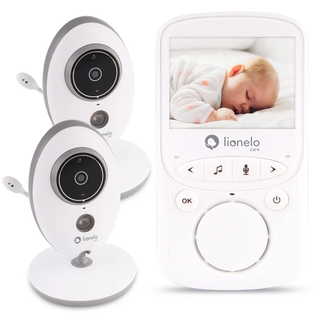 Babyphone Lionelo Babyline 5.1 Kamera Zweiwege-Kommunikation weiß B-WARE