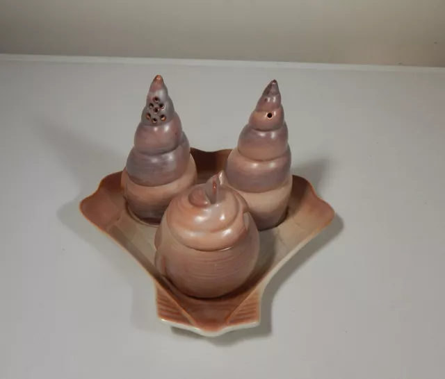 Vintage / Retro Carlton Ware Shell Design Cruet Set