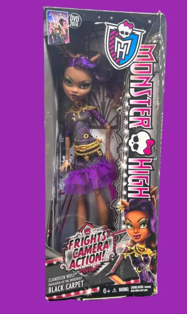 Monster High Frights, Camera, Action! Black Carpet Clawdeen Wolf