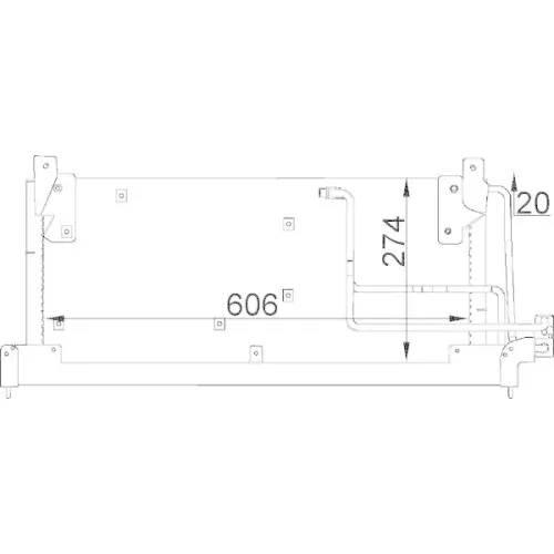 MAHLE Condenseur, climatisation compatibilite avec OPEL VAUXHALL CHEVROLET