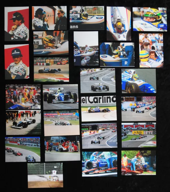 26x Ayrton Senna Formel 1 Fotos, Imola 1994, 13x18cm, Willams