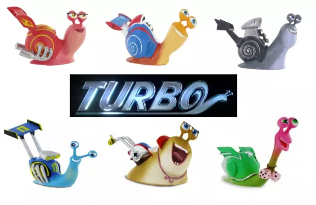 Comansi Turbo Dreamworks Lumaca Snail Formula Figure In Gomma