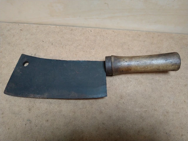 Fleischerbeil Dankre alt Werkzeug Messer Fleischer Metzger
