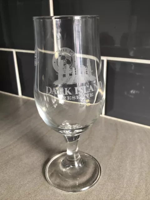 The Orkney Brewery Dark Island Reserve 1/3 Pint Beer Glass.