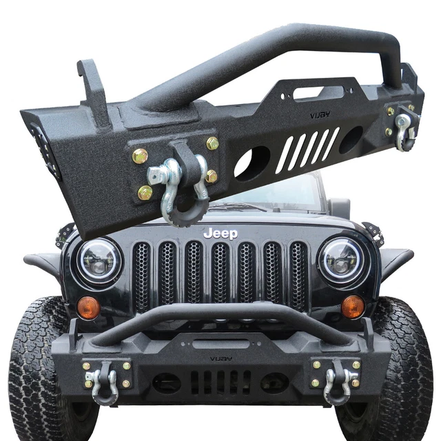 STEEL FRONT BUMPER fits 20072021 Jeep Wrangler JK/JL with Winch seat