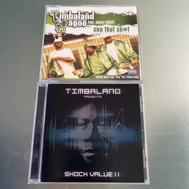 Timbaland Magoo 2 CD LOT: IMPORT- Cop That Sh*T W/ Missy Elliot& Shock Value II