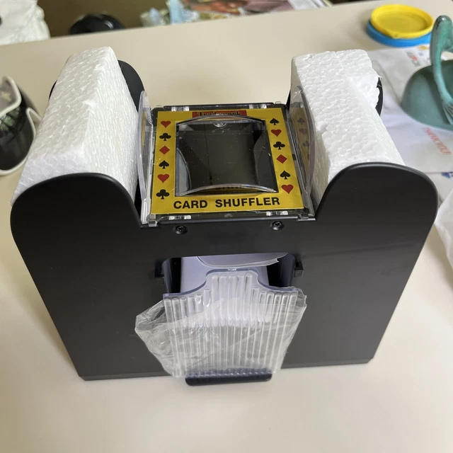 6DECK AUTOMATIC BATTERY Operated Playing Card Shuffler Casino Casino