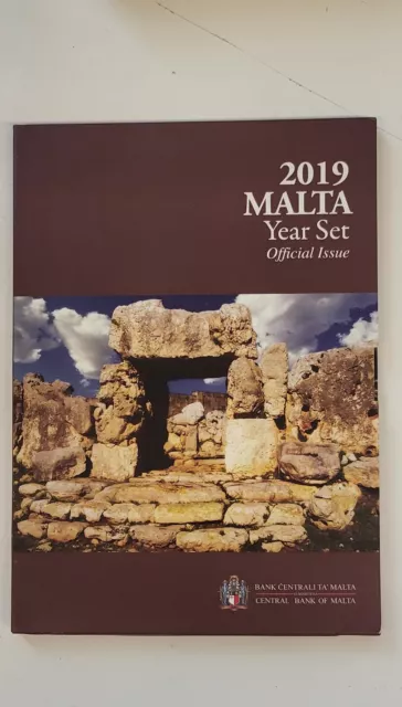 Set Malte 2019 BU avec une Pièce de 2 Euor commémorative 2