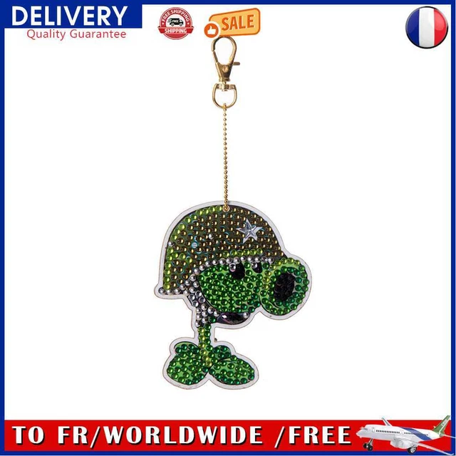 Cartoon Diamond Painting Keychain DIY Luminous Key Ring Pendant (DSK035)