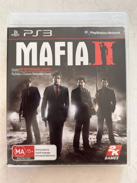 Mafia II 2 Sony PlayStation 3 PS3 Game Working + Tested Complete with Map  Poster