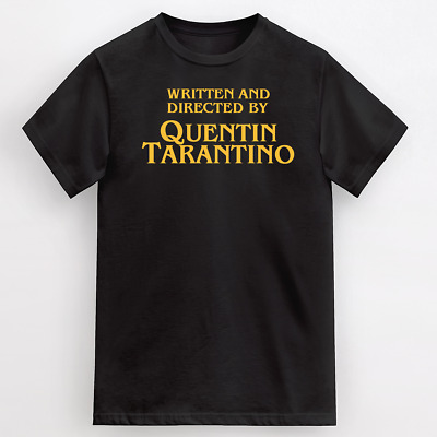 Maglietta WRITTEN AND DIRECTED tshirt quentin tarantino t-shirt pulp fiction