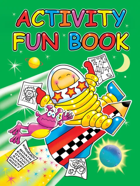 Childrens Outer Space A4 Activity Fun Puzzle Book Mazes Dot to Dot Wordsearch 2
