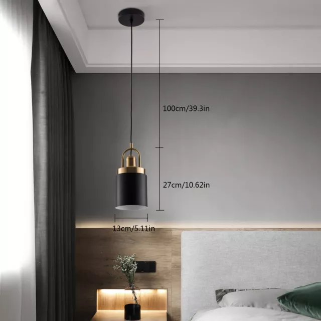 Industrial Metal Pendant Light LED Dining Table Kitchen Decor Hanging Lamp HOT