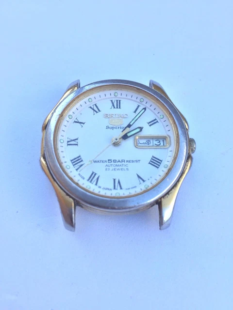 SEIKO SUPERIOR 7s36-0040 automatic watch for repairs to