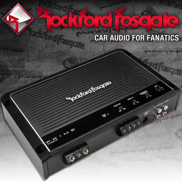 Rockford Fosgate Prime Serie R1200-1D Monoblock Amp Endstufe Mono Verstärker