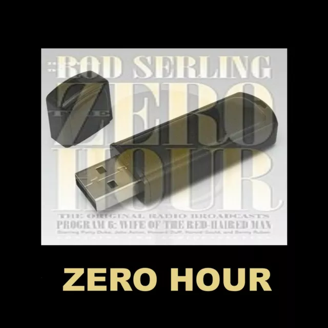 Zero Hour Hosted By Rod Serling. 130 Old Time Radio Shows On A Usb Flash Drive!