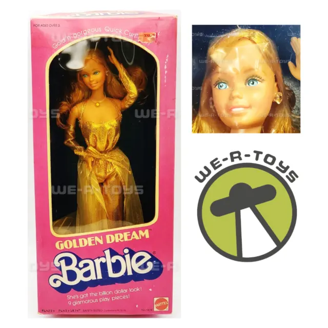 Golden Dream Barbie Doll 1980 Mattel No. 1874 NRFB (2)