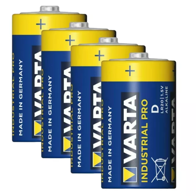 VARTA Batterie Alkaline, Mono, D, LR20, 1.5V
