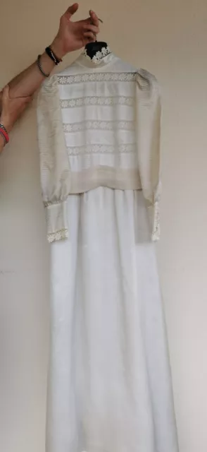 Abito da Sposa Sartoriale Vintage primi anni 70