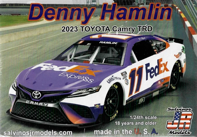 SALVINOS JR MODELS JGT2023DHP Denny Hamlin 2023 Toyota Camry TRD model