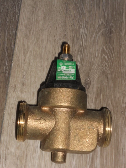 Watts 1" Water Pressure Reducing Valve, LFN45BUM1, EDP # 0960025 Open Box.