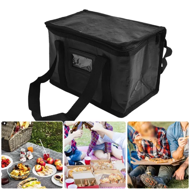 Meal Delivery Bag Double Zip 1pcs Food Delivery Bag Thermal 16L/28L/50L