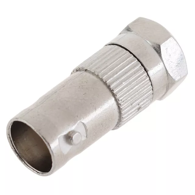 1pcs BNC Female to F Type Male RF Coaxial Cable Connector Metal Adapt SY