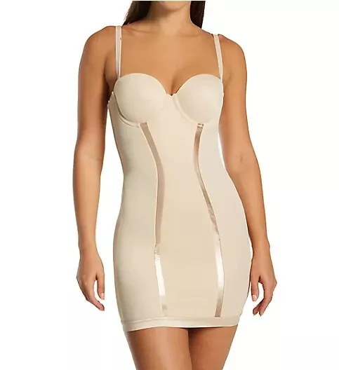 Maidenform Shapewear Easy-Up Firm Control Strapless Full Slip (2304) Sz 38B NWT