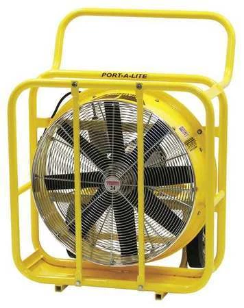 Tempest 913-1065 Mobile Air Circulator 24" Non-Oscillating, 115/208-230Vac,