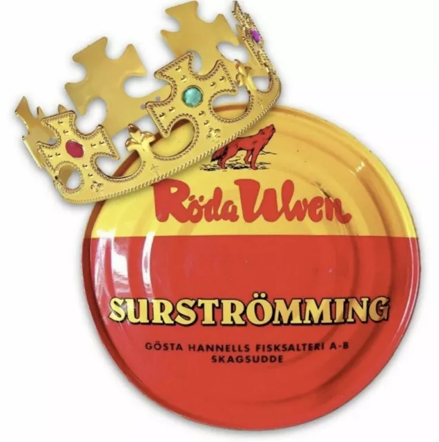 2* DAS ORIGINALE! Surströmming Röda Ulven 300g - aringhe fermentate 2 lattine!!!