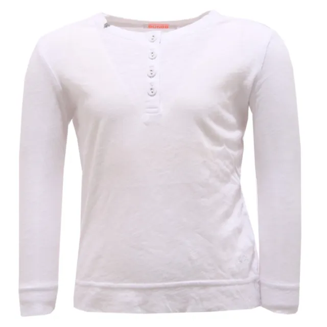 8314V maglia bimba SUN 68 girl white cotton t-shirt