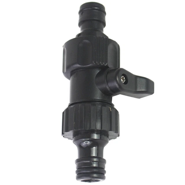 Universal Garden Hose Pipe In Line Tap Shut Off Valve Fitting Connector Adaptor