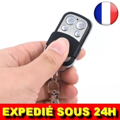 ✅ Télécommande Universelle Copieuse 433 MHZ Portail Porte Garage Alarme Clé Code