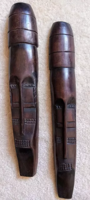 African  Ebony Hand Carved Masks Wall Art