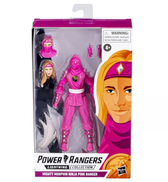 Mighty Morphin Ninja Rose Ranger Figurine F5428 Power Lightning Collection