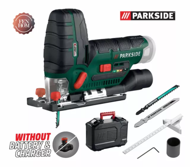 Parkside Cordless Jigsaw 12v Reciprocating Saw + Swiss Blades NEW - BARE UNIT