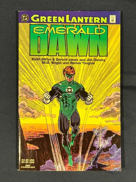 Green Lantern Emerald Dawn 1991 First Printing TPB Graphic Novel DC