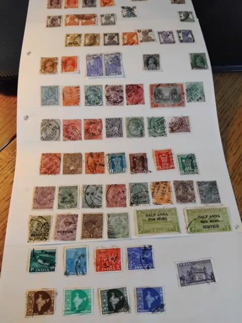 Indian stamps  66 various eras interesting collection