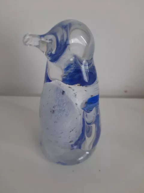 Superbe pingouin en verre de murano