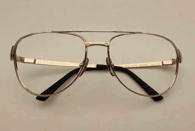 CARTIER EDITION SANTOS DUMONT Frame 135 61 16 Excellent Condition