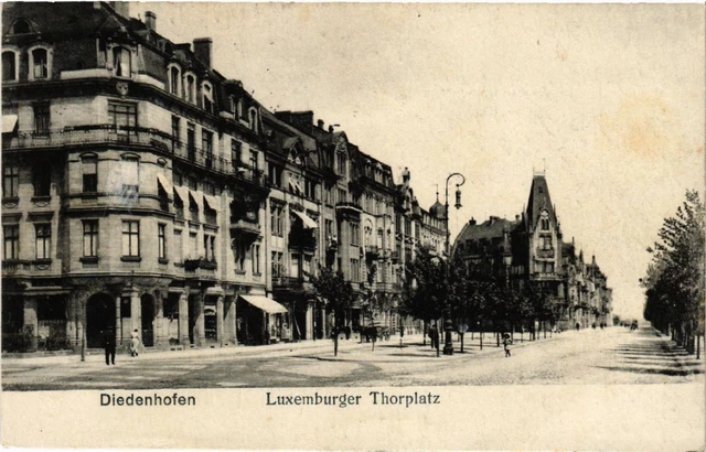 CPA AK DIEDENHOFEN Luxemburger - Thorplatz (454794)