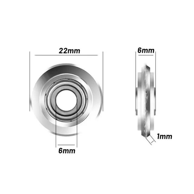 Fliesen Schneid Rad & 2 Stk Schraubstange 22x6x6mm Langlebig Praktisch