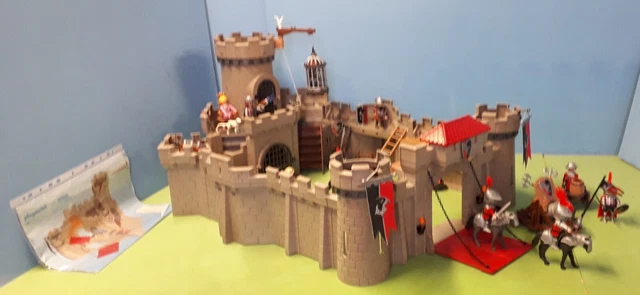 PLAYMOBIL Citadelle Des Chevaliers Des Aigles (6001) – Complet Bon état