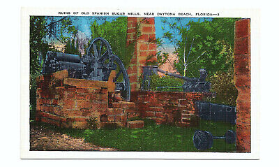 Daytona Beach Florida FL Postcard Old Spanish Sugar Mills