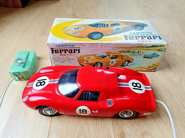 Voiture Slot Racing Faya Ferrari 250 Le Mans à L'échelle 1/10 – Modèle à Restaurer