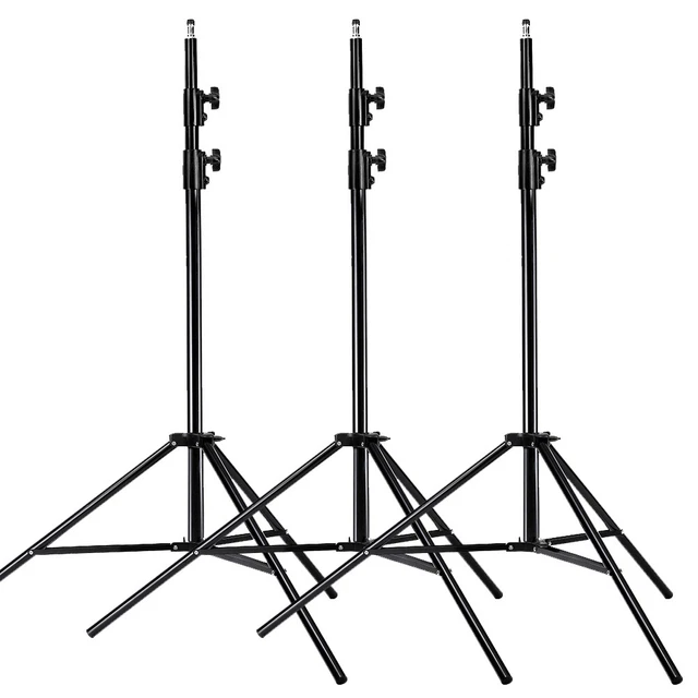 NEEWER PRO 260cm Spring Loaded Heavy Duty Photography Photo Studio Light Stands