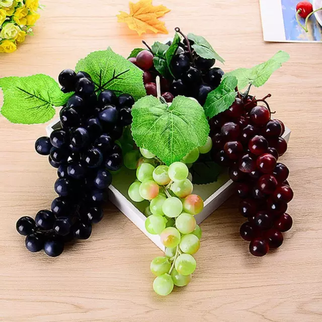 Artificial Purple Grape Grapes Fake Fruit Home Party Wedding Shop Decor AU