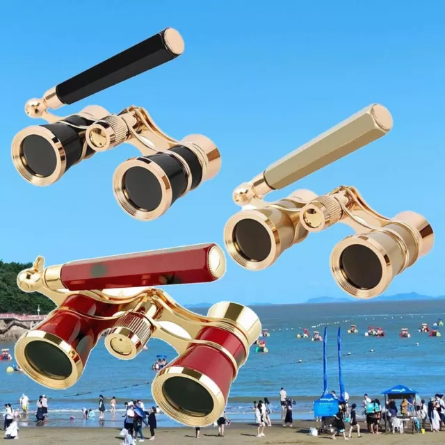 Vintage Opera Glasses 3X Pocket Binoculars Musical Concert Telescope  Kids