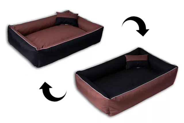 BED DOG 2v1  Hundekissen Hundesofa Hundekorb Hundebett Schlafplatz Tierbett