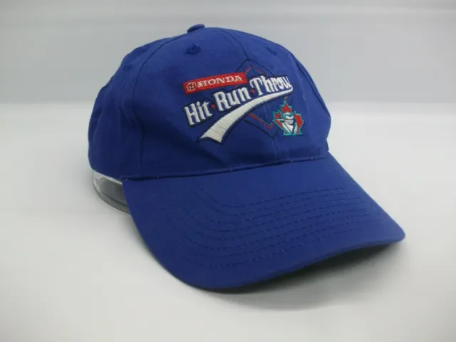 Honda Hit Run Throw Toronto Blue Jays Youth Hat Blue Snapback Baseball Cap